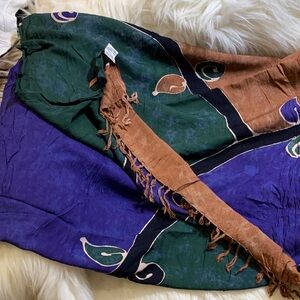 Colorful Fringe Scarf